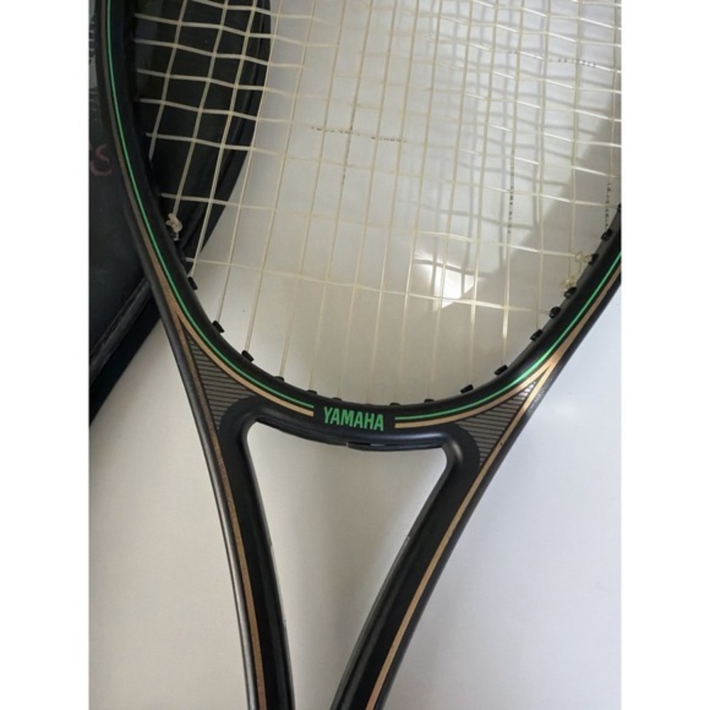 Vintage Yamaha‎ Ceramics Series Bronze 90 Tennis Racquet 4 1/4 Grip w/ Case
